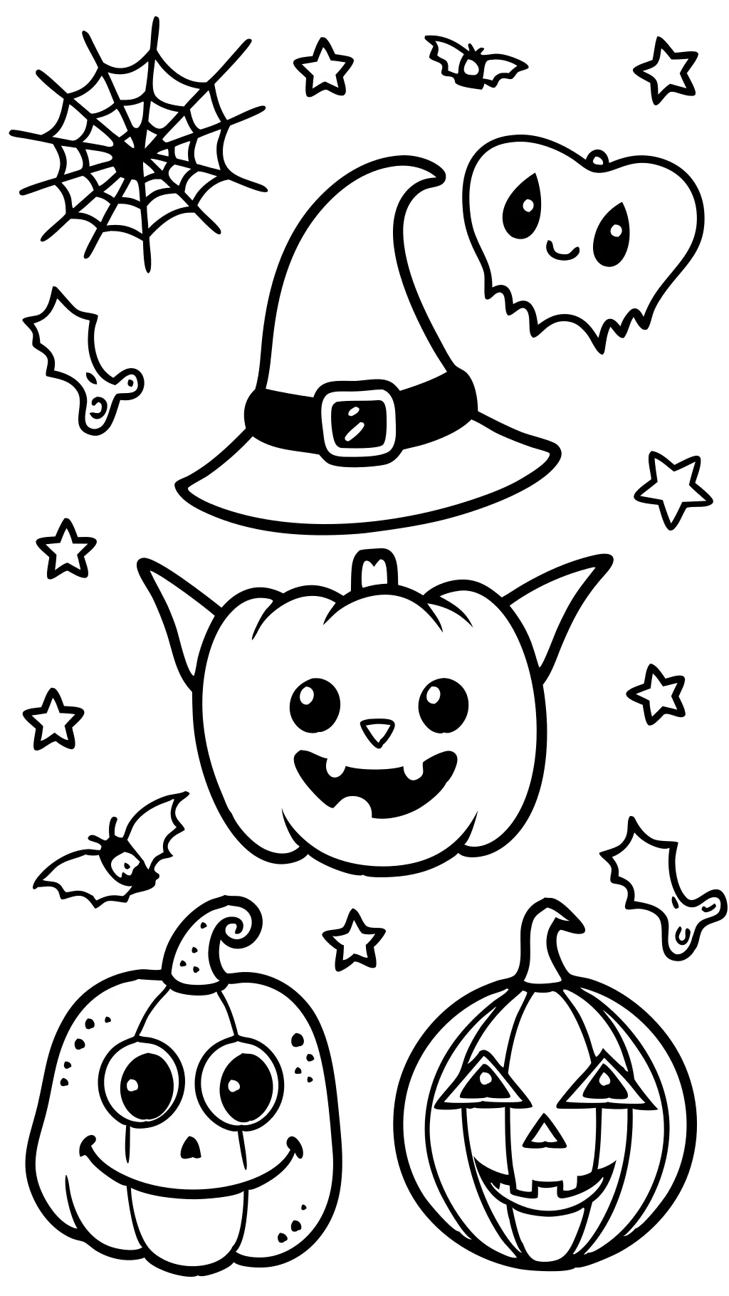 Páginas para colorear de Halloween para niños